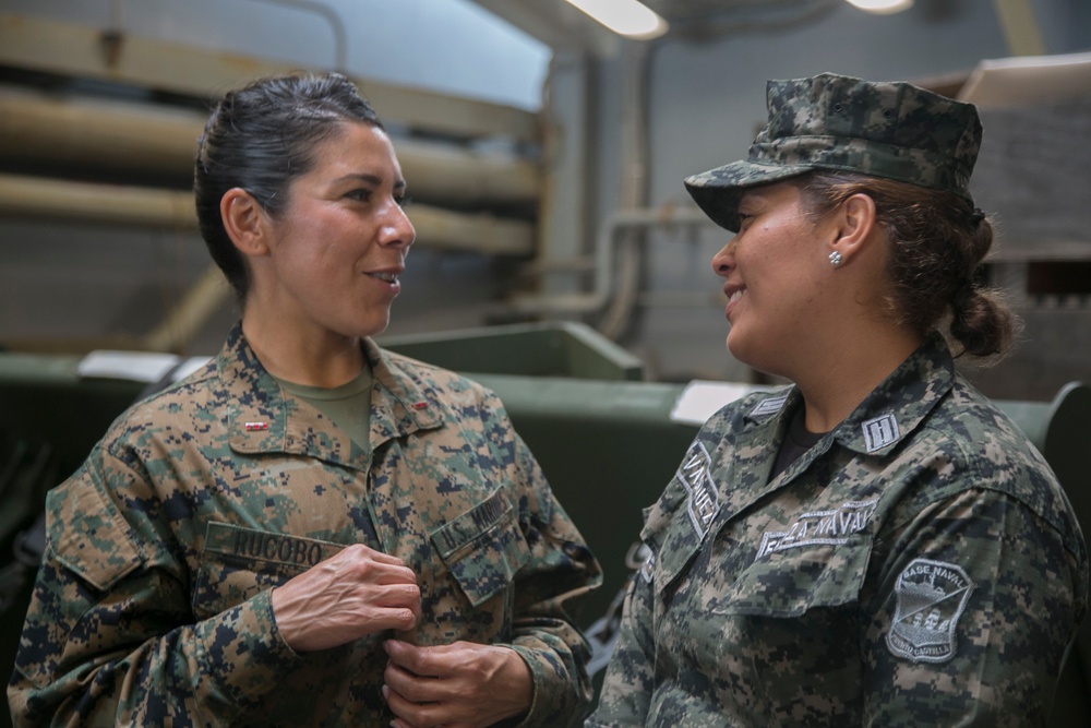 SPMAGTF-SC docks at Puerto Castilla, Honduras