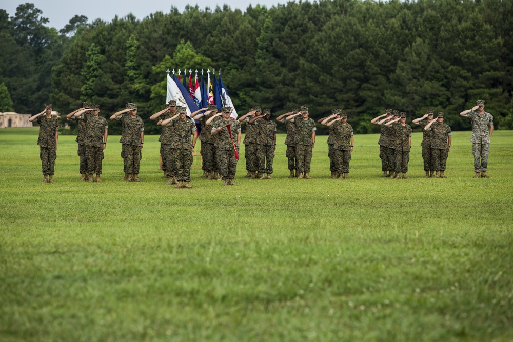 Marine Combat Training Battalion Change of Command