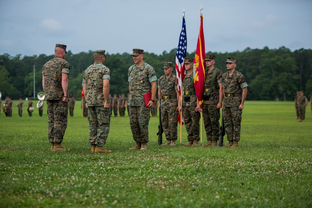 Marine Combat Training Battalion Change of Command