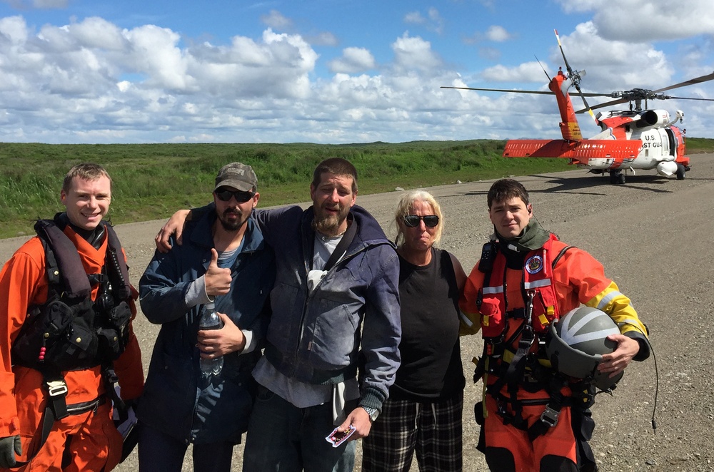 Coast Guard rescues overdue boaters