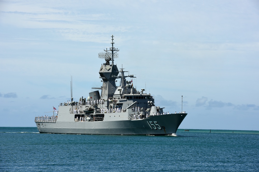 International Ships Arrive At JBPHH For RIMPAC 2016