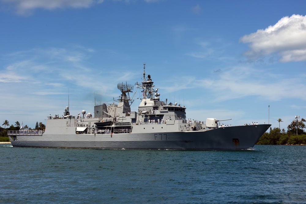 International Ships Arrive At JBPHH For RIMPAC 2016