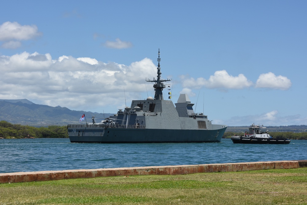 International Ships Arrive At JBPHH For RIMPAC 2016