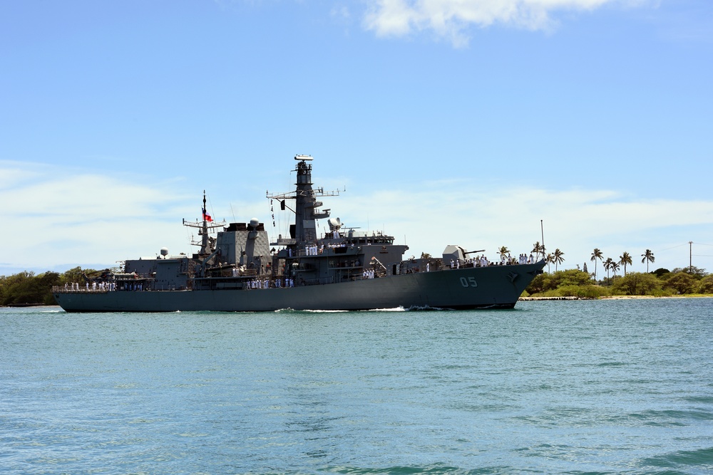 International Ships Arrive At JBPHH For RIMPAC 2016