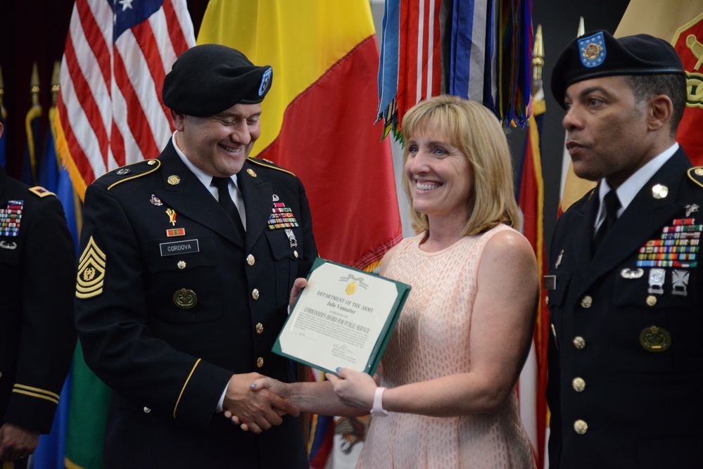 Retirement ceremony Colonnel Marty G.Vannatter