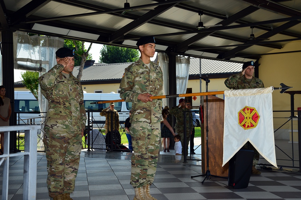 Change of Command Ceremony U.S. Army Garrison Italy Headquarters and Headquarters Company