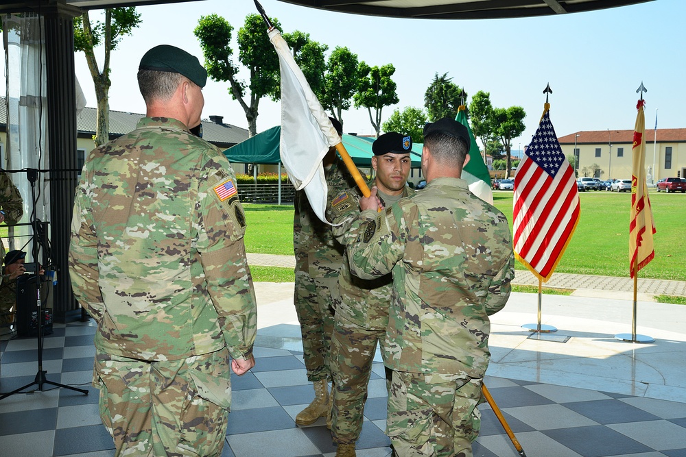 Change of Command Ceremony U.S. Army Garrison Italy Headquarters and Headquarters Company