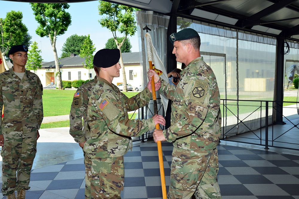 Change of Command Ceremony U.S. Army Garrison Italy Headquarters and Headquarters Company