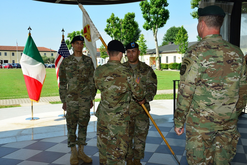 Change of Command Ceremony U.S. Army Garrison Italy Headquarters and Headquarters Company