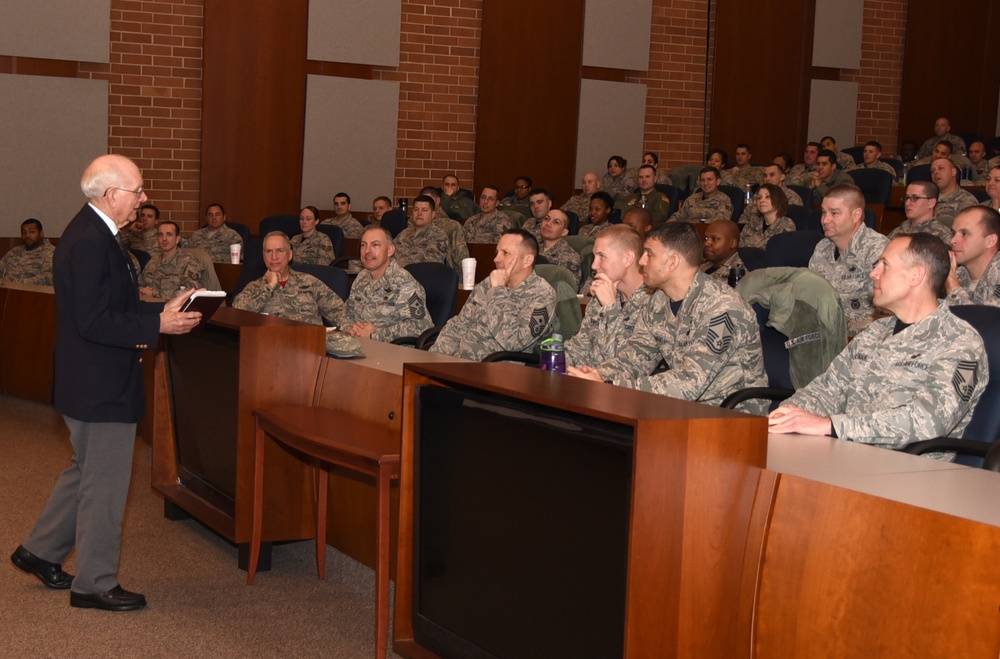 8th CMSAF visits JB MDL, shares perspective with Airmen