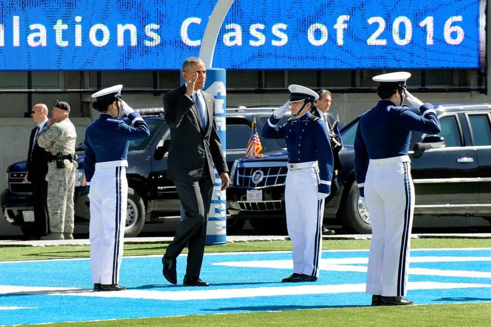 U.S. Air Force Academy Class of 2016 Graduation Ceremony