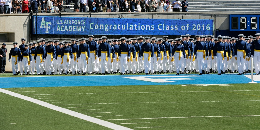 U.S. Air Force Academy Class of 2016 Graduation Ceremony