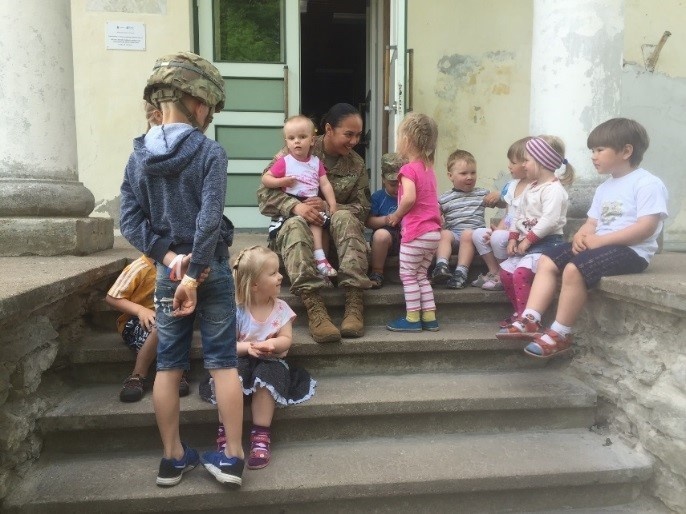 Strong Community Ties Built Between 902nd Engineer Construction Company and Locals in Lasna, Estonia