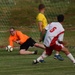 Soldiers and Marines Play Soccer Match Against Bulgarian Soccer Team