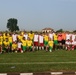 Soldiers and Marines Play Soccer Match Against Bulgarian Soccer Team