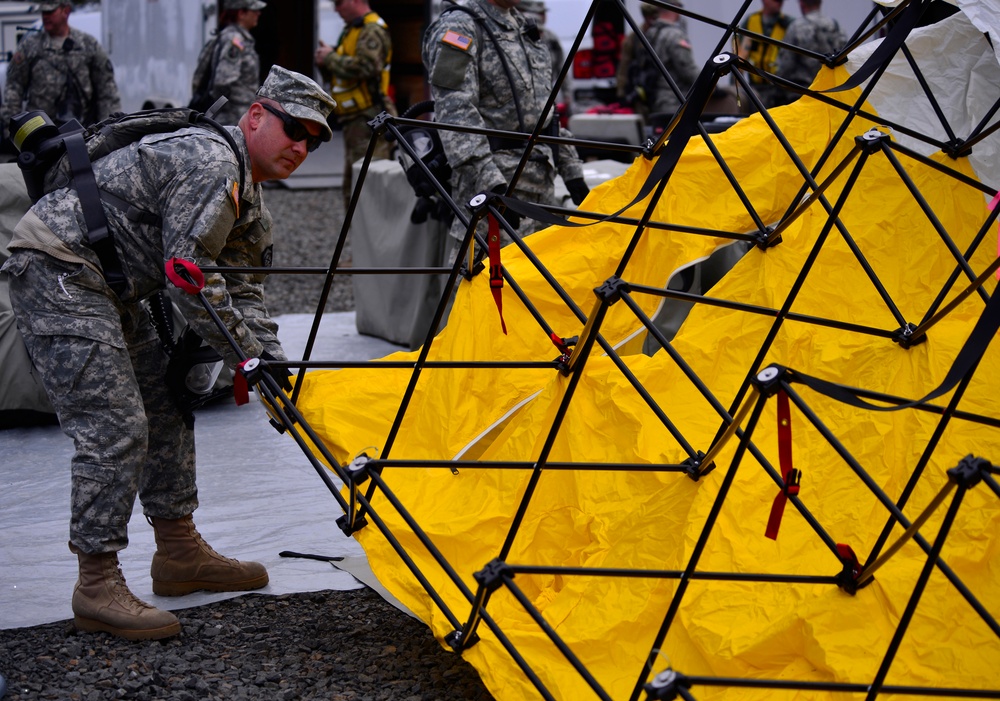 Oregon Guard trains on earthquake response