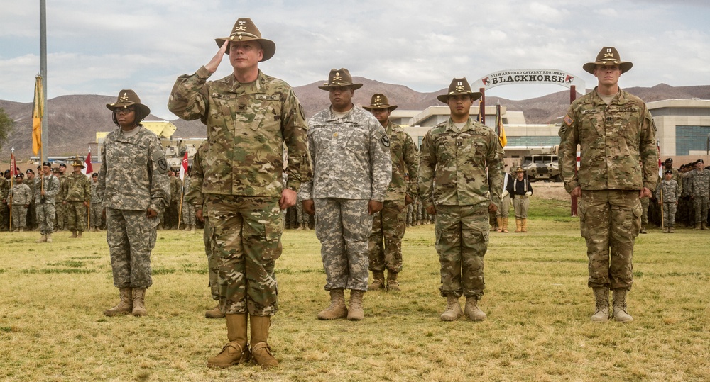 The 11th Armored Cavalry Regiment's Change of Command