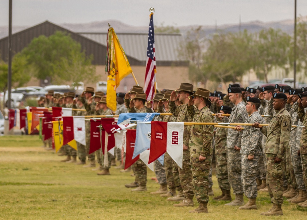 The 11th Armored Cavalry Regiment's Change of Command