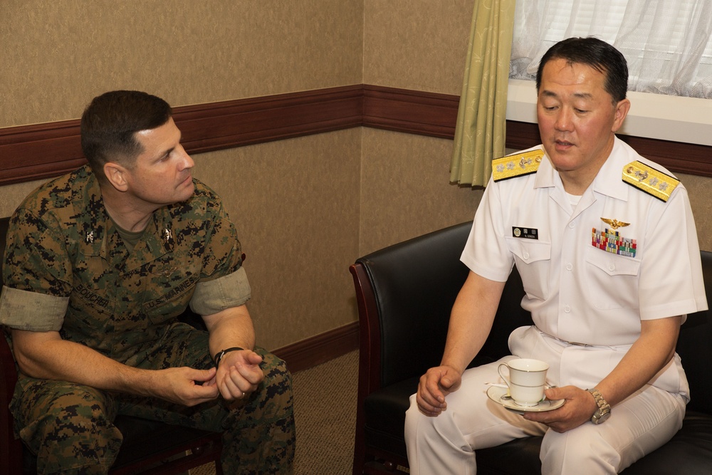 US Marine and Sailor receive letter of appreciation from JMSDF