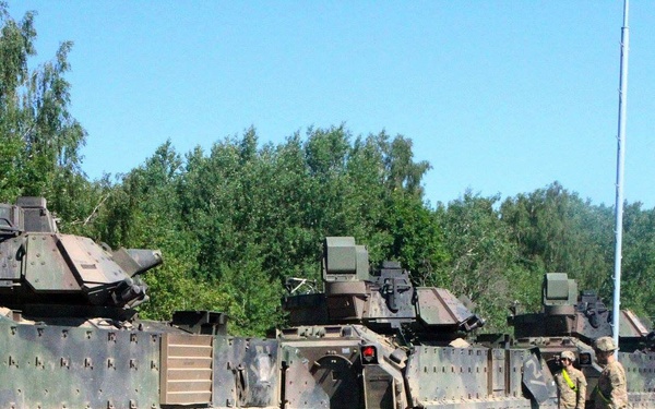 Tanks, Bradleys back in the Baltics, Central and Southeastern Europe