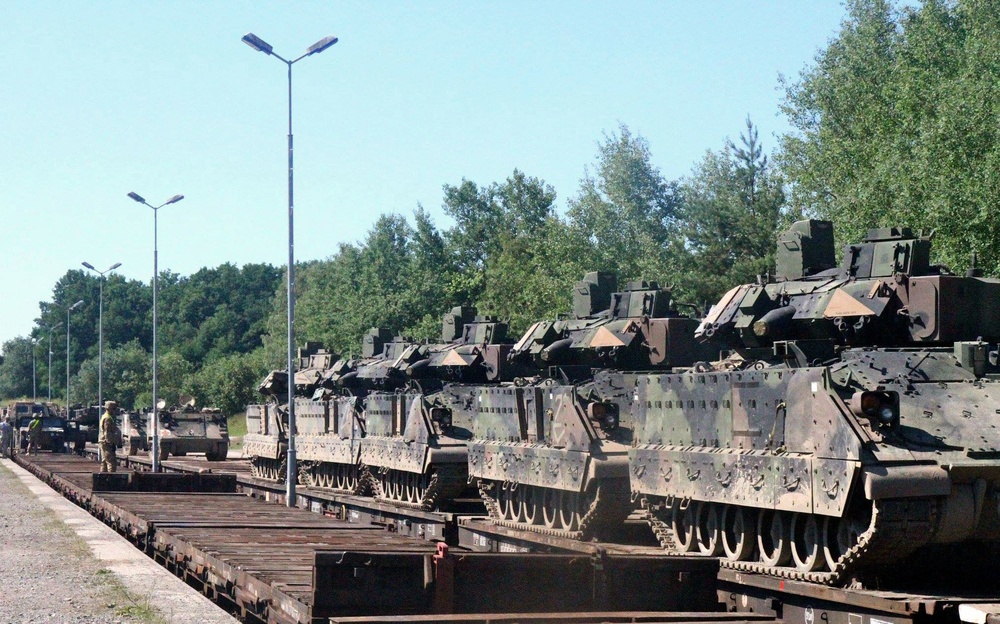 Tanks, Bradleys back in the Baltics, Central and Southeastern Europe