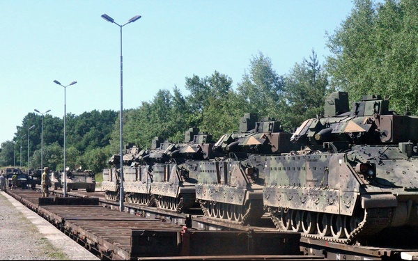 Tanks, Bradleys back in the Baltics, Central and Southeastern Europe