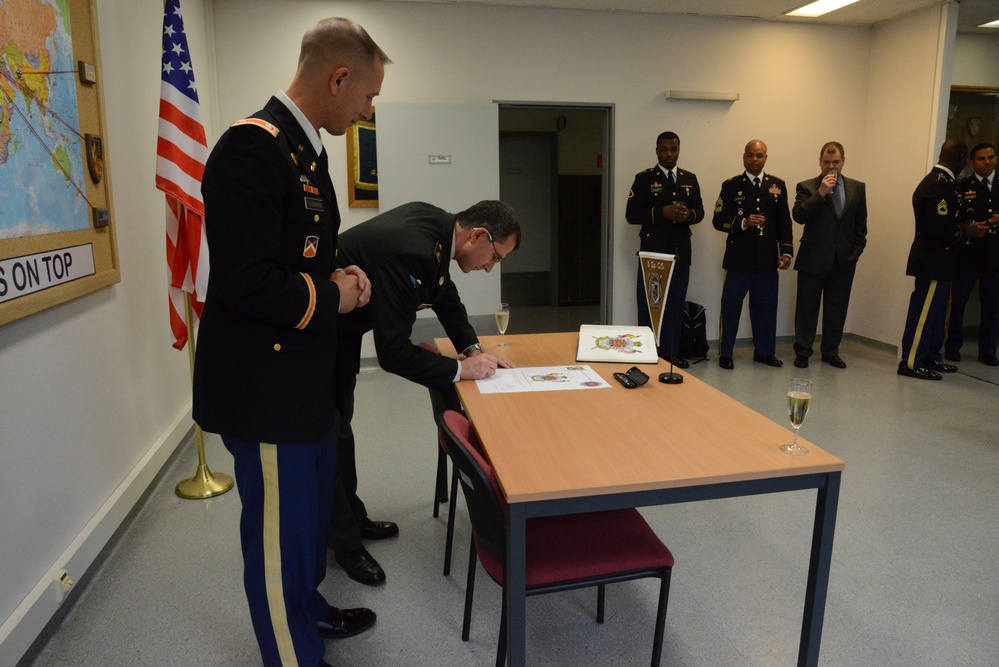 Declaration of Partnership between 39th Signal Bn and CIS Group