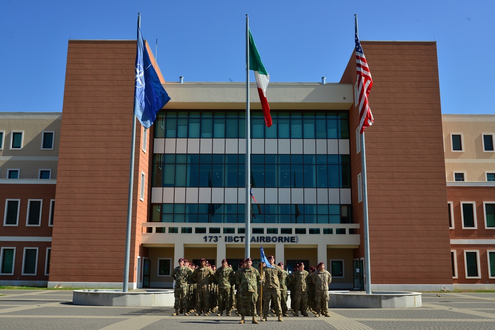 Change of Command Ceremony 54th Engineer Battalion, 173rd Airborne Brigade