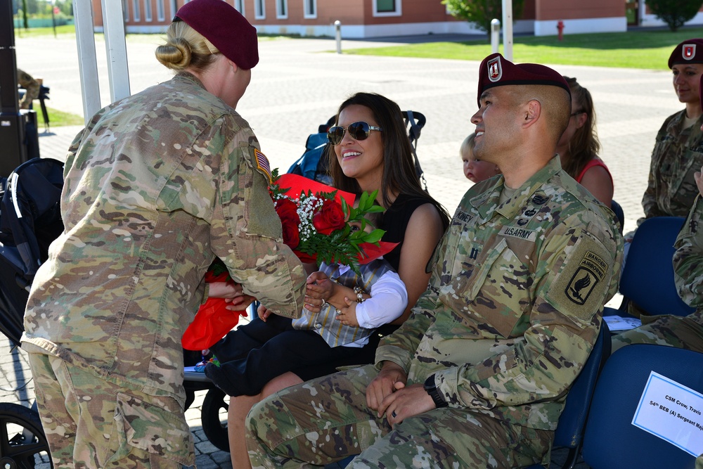 Change of Command Ceremony 54th Engineer Battalion, 173rd Airborne Brigade