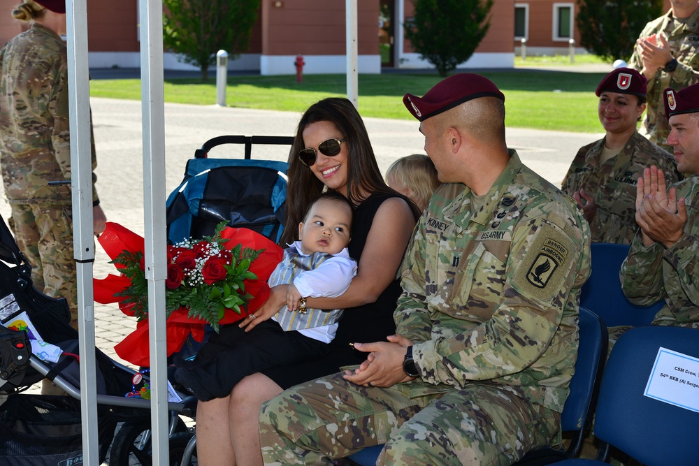 Change of Command Ceremony 54th Engineer Battalion, 173rd Airborne Brigade