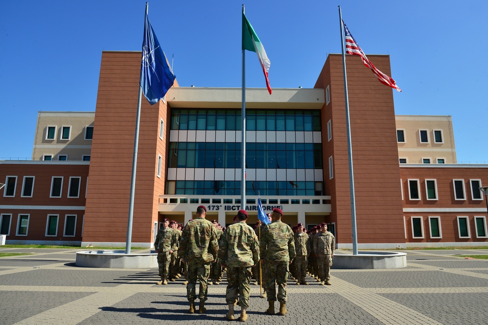 Change of Command Ceremony 54th Engineer Battalion, 173rd Airborne Brigade