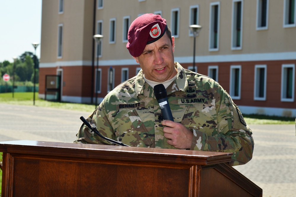 Change of Command Ceremony 54th Engineer Battalion, 173rd Airborne Brigade