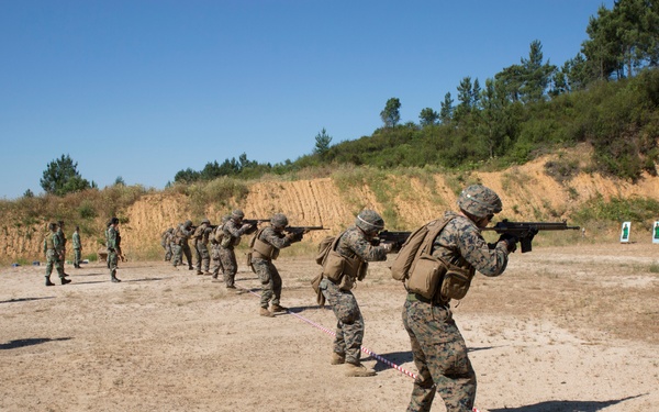 U.S. Marines, Portuguese exchange marksmanship skills during Exercise Orion 16