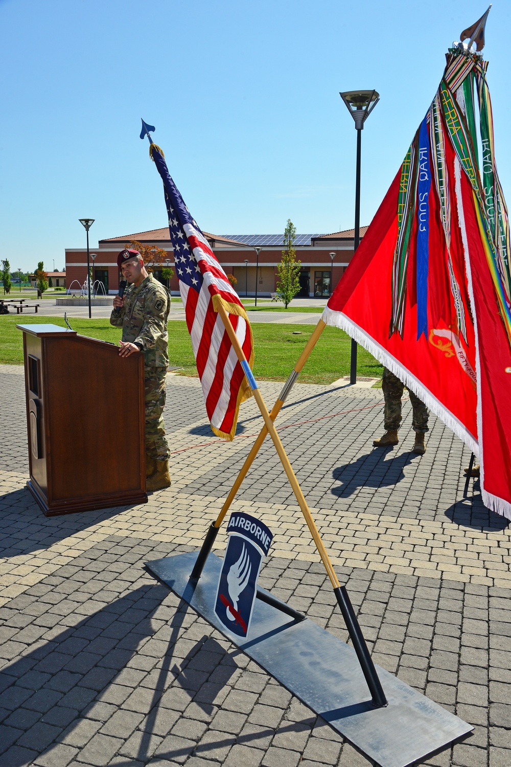 Change of Command Ceremony 54th Engineer Battalion, 173rd Airborne Brigade