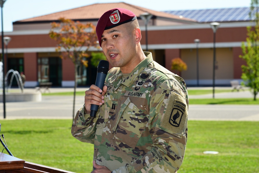 Change of Command Ceremony 54th Engineer Battalion, 173rd Airborne Brigade