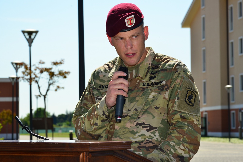 Change of Command Ceremony 54th Engineer Battalion, 173rd Airborne Brigade