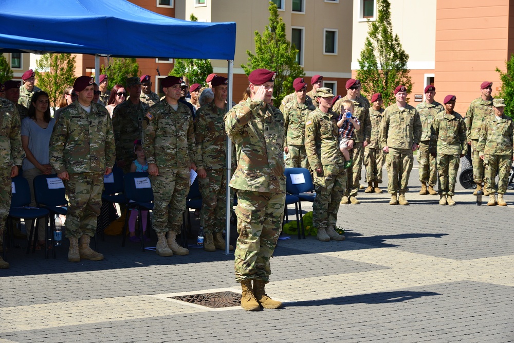 Change of Command Ceremony 54th Engineer Battalion, 173rd Airborne Brigade