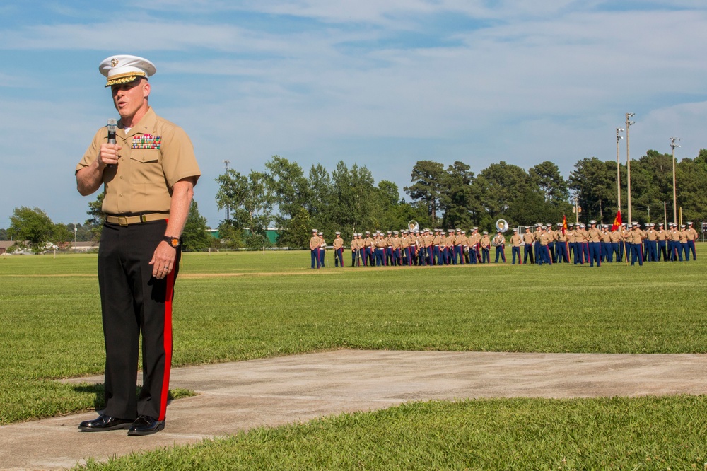 MCIEAST Camp Lejeune Relief and Appointment