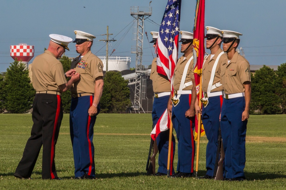 MCIEAST Camp Lejeune Relief and Appointment