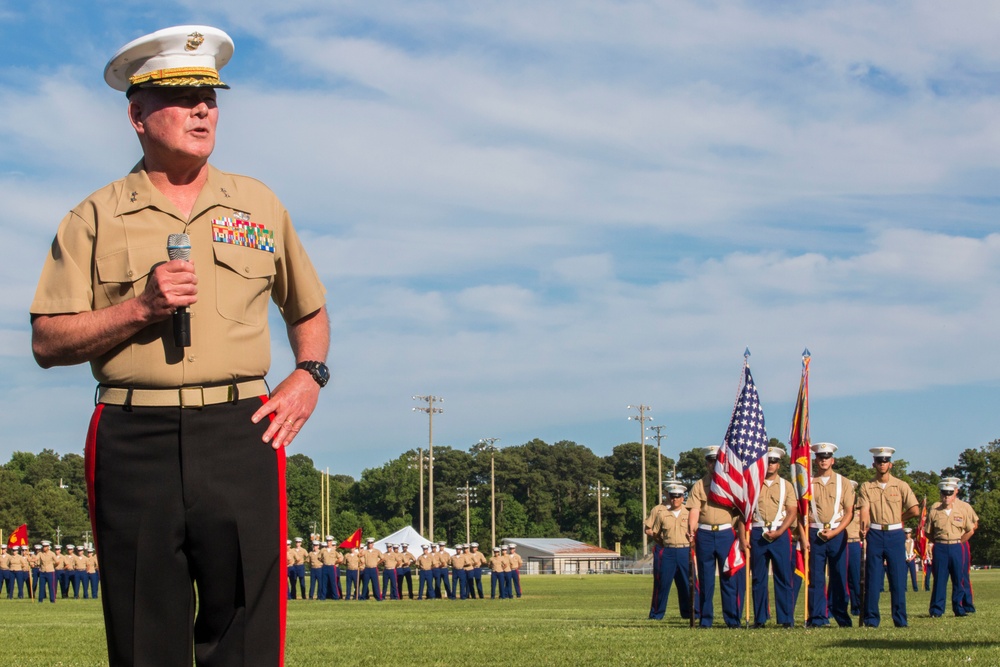 MCIEAST Camp Lejeune Relief and Appointment