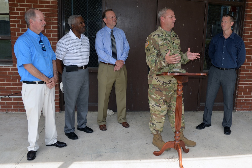 NC Guard Transfers Armory to Town of Wallace
