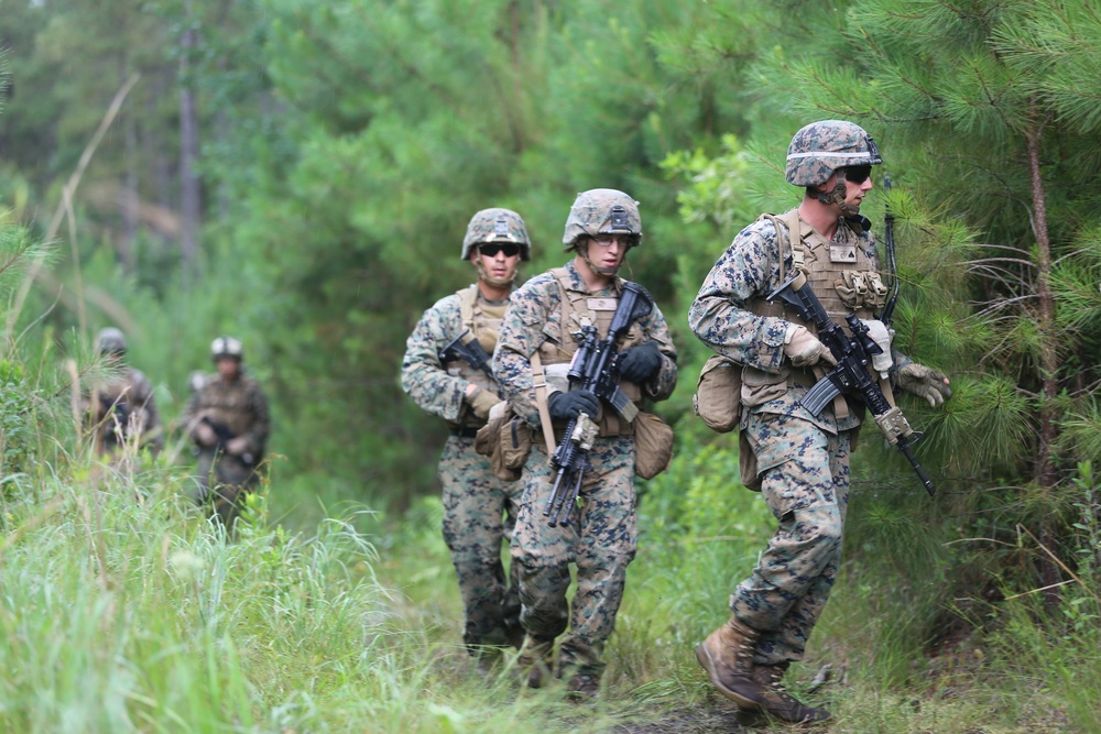 2/8 Conducts Quick Reaction Force Training