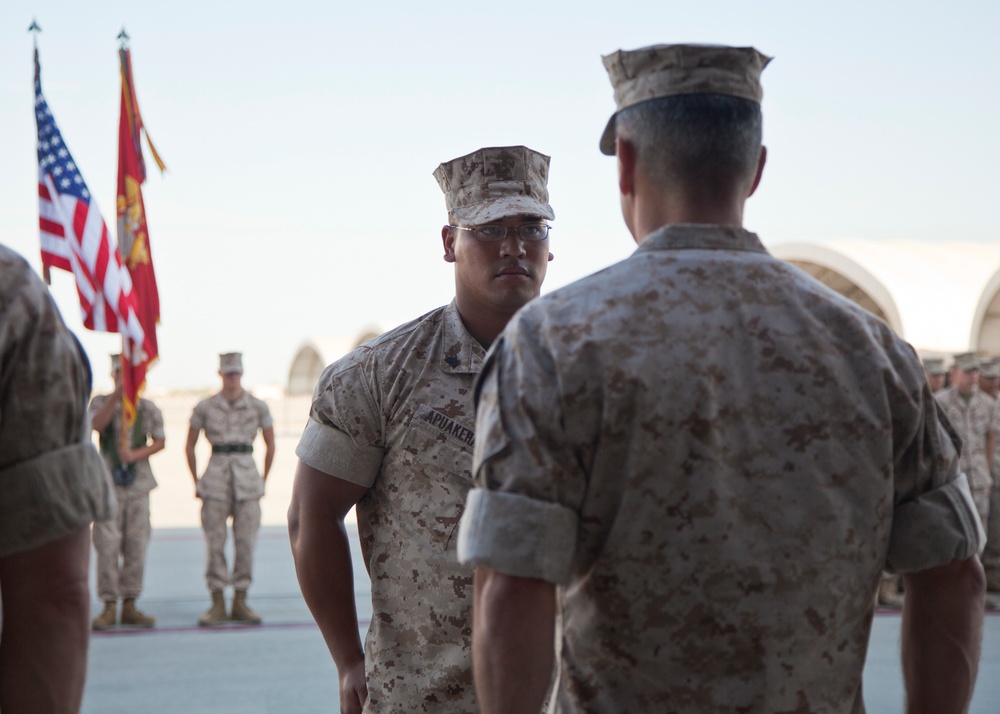 Cpl. Vance Apuakehau Awarded for Heroism