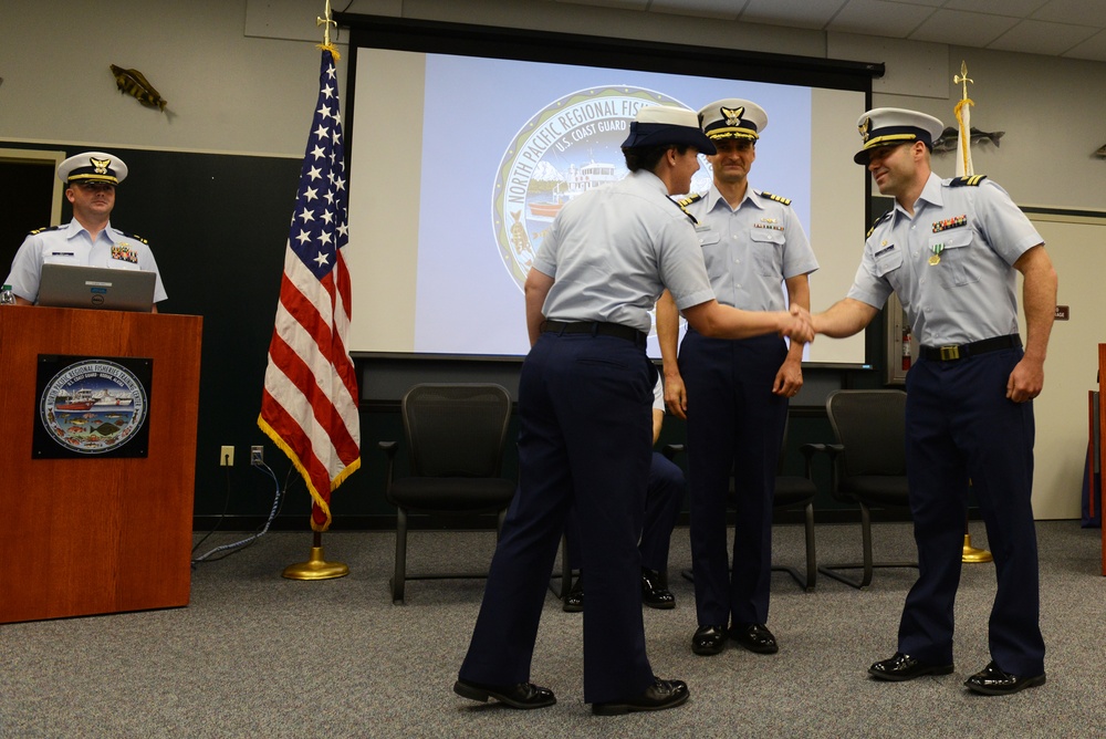 North Pacific Regional Fisheries Training Center change of command