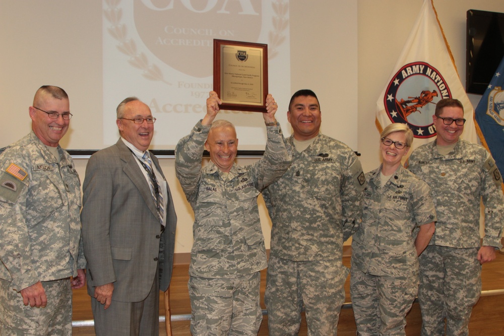 New Mexico National Guard Family Programs Earns Accreditation