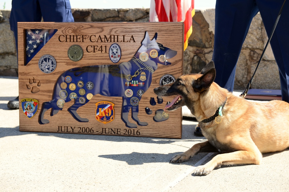 Coast Guard K-9 retires after 10 years of service