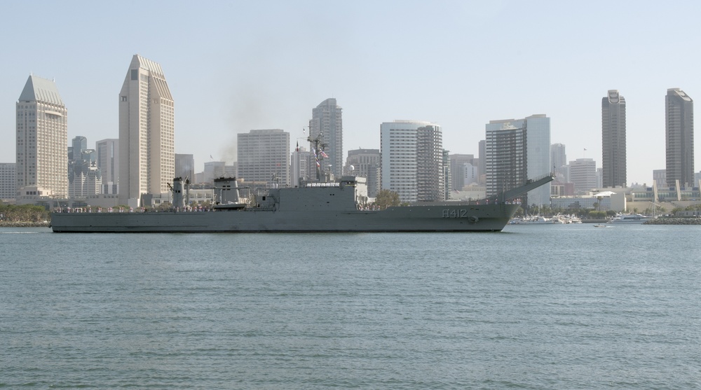 ARM Usumacinta arrives at NBSD for RIMPAC 2016