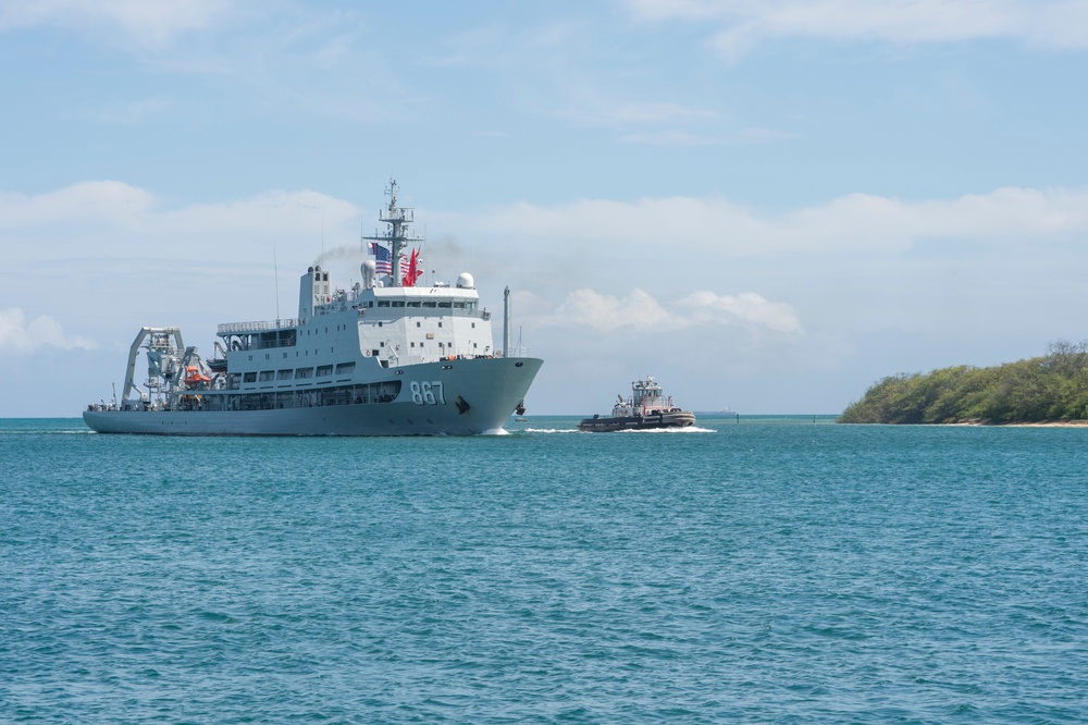 International Ships Arrive At JBPHH For RIMPAC 2016