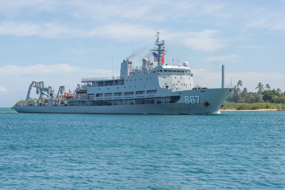 International Ships Arrive At JBPHH For RIMPAC 2016