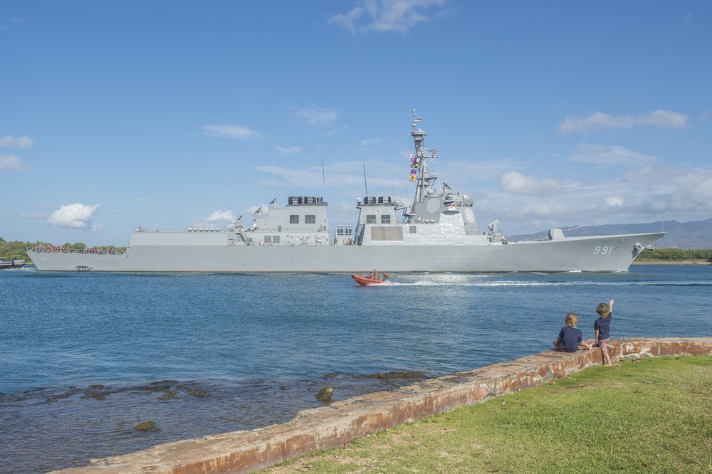 International Ships Arrive At JBPHH For RIMPAC 2016